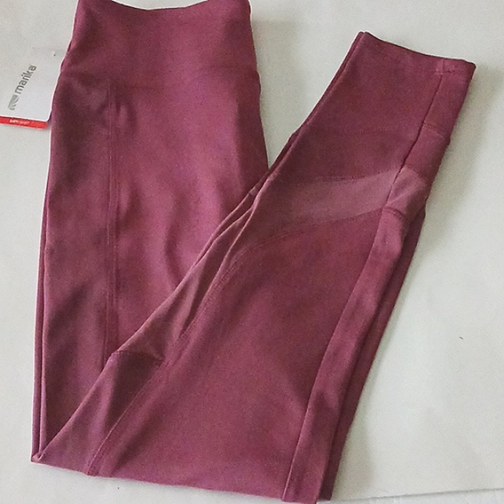 NWT MARIKA PERFORMANCE HIGH WAISTED LEGGINGS - Picture 4 of 15
